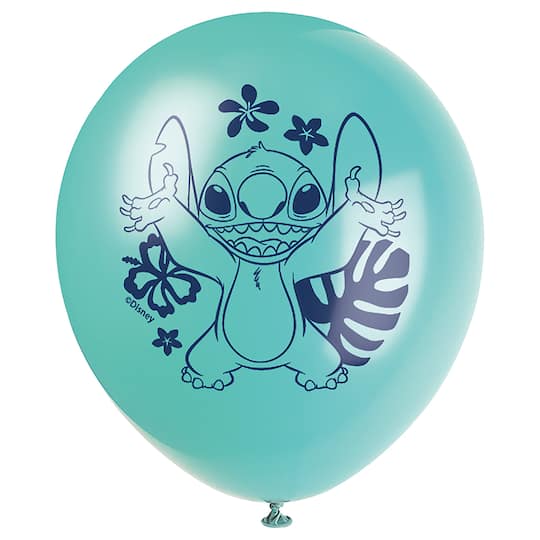 12" Lilo and Stitch Latex Balloons, 8ct.